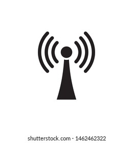 flat line wifi, wireless, internet signal icon symbol sign, logo template, vector, eps 10