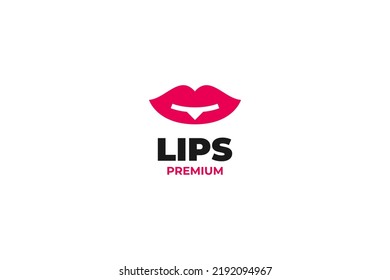 Idea del diseño de la ilustración del vector de chat de labios planos