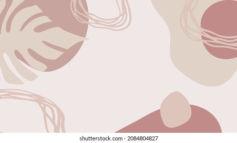 Flat liquid organic forms and floral set with hand drawn. Flowing shapes banners. Template for logo, branding, web design, social media post, business card, invitation, print, flyer or presentation.