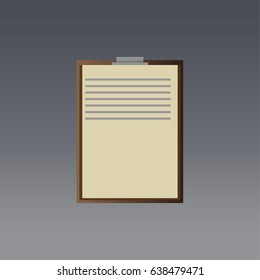 flat list icon,vector illustration
