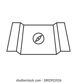 Flat location icon, map icon. high quality black style vector icons