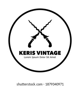 flat logo design
cool keris