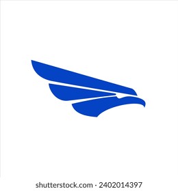 flat logo eagle and bird 