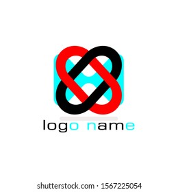 flat logo fastener together with colleagues