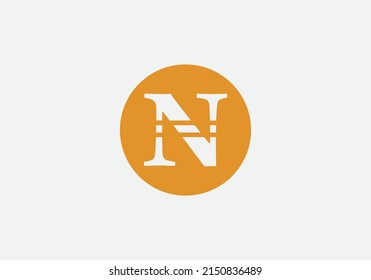 Flat logo icon vector and circle letters design