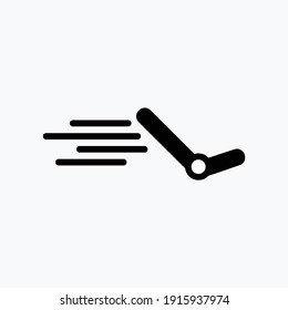 tiempo de velocidad simple del icono