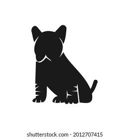 flat logos with pet shop Vector Logo 