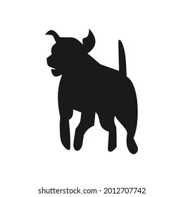 flat logos with pet shop Vector Logo 