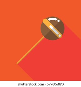 Flat lollipop icon