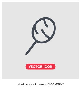 Flat Lollipop Vector Icon Illustration.Light Backround.Premium Quality.