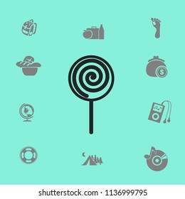 Flat lollypop icon
