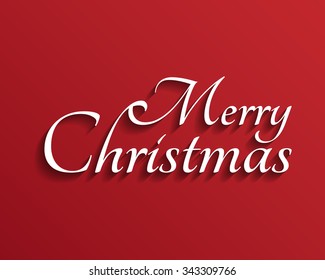 flat long shadow Christmas background.vector illustration.