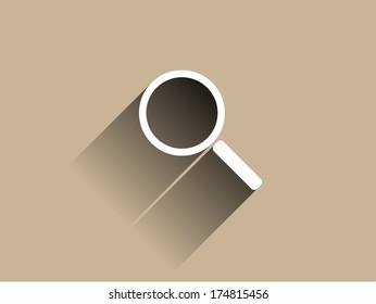Icono de sombra plana larga del amplificador