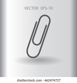 Flaches, langes Schattensymbol, Vektorgrafik