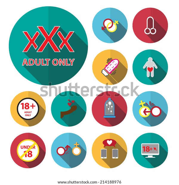 Flat Long Shadow Sex Color Icon Stock Vector Royalty Free 214188976 Shutterstock 7378