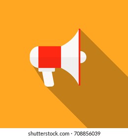  Flat Loudspeaker Isolated Advertisement  Loudspeaker And Announcement