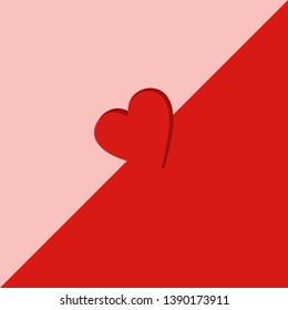 Flat love design. Vector Illustration. Vector