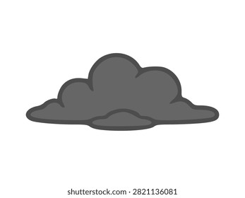 Flat Low Overcast Dark Cloud Weather Element