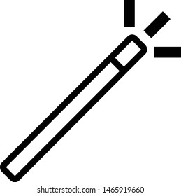 Flat Magic Wand Icon EPS 10. It can be really helpful while designing a mobile/web/desktop UI