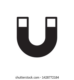 flat magnet icon symbol sign, logo template, vector, eps 10