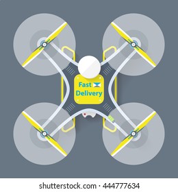 flat mail drone