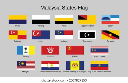 Malaysia states flag
