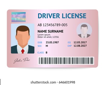 1,610 Cartoon drivers license Images, Stock Photos & Vectors | Shutterstock