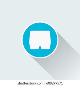 flat man short icon