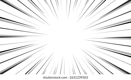 Vetor de textura de fundo de estilo mangá plano em quadrinhos