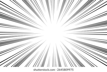 Vetor de textura de fundo de estilo mangá plano.