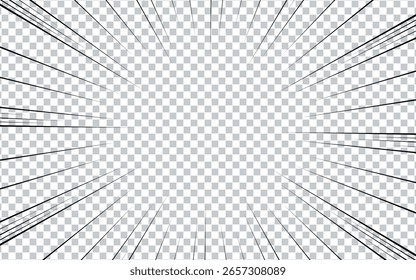 Flat manga comic style background texture vector.