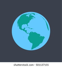 flat map background concept. Vector illustration