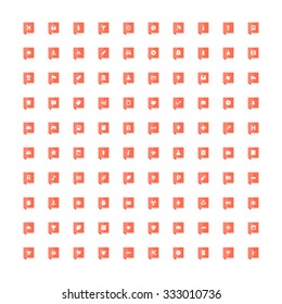Flat Map Icons
