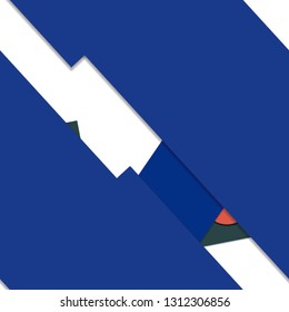 Flat material design - Creative vector trend seamless.