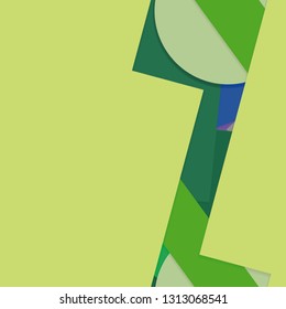 Flat material design - Creative vector trend seamless.
