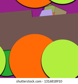 Flat material design - Creative vector trend seamless.