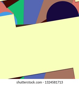 Flat material design - Creative vector trend seamless. Flat material design - Creative vector trend seamless.