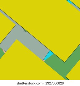 Flat material design - Creative vector trend seamless.