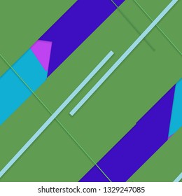 Flat material design - Creative vector trend seamless.