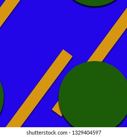 Flat material design - Creative vector trend seamless.