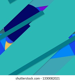 Flat Material Design Creative Vector Trend Stock Vector (Royalty Free ...