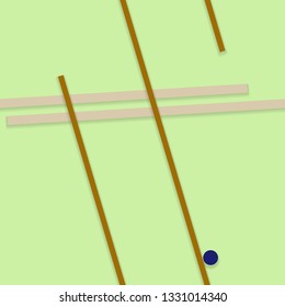 Flat material design - Creative vector trend seamless.