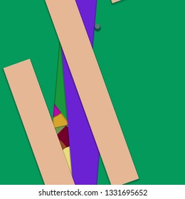 Flat material design - Creative vector trend seamless.
