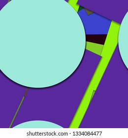 Flat material design - Creative vector trend seamless.