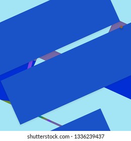 Flat material design - Creative vector trend seamless.