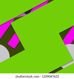 Flat material design - Creative vector trend seamless.