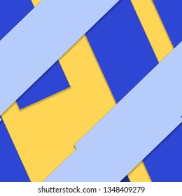 Flat material design - Creative vector trend seamless.