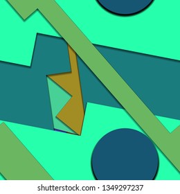 Flat Material Design Creative Vector Trend Stock Vector (Royalty Free ...