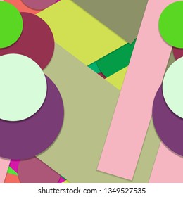 Flat material design - Creative vector trend seamless.