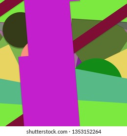 Flat material design - Creative vector trend seamless.